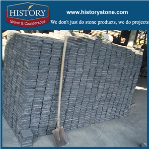 G684 Black Pearl Cobble Stone Cheap Granite Paving Honed Hot Selling