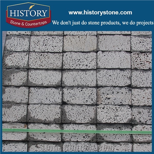 Hainan Black Basalt Kerbstone High Quality Lava Stone China