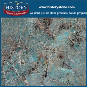 High End Building Polished Turquoises Granite Wall Cladding Tile