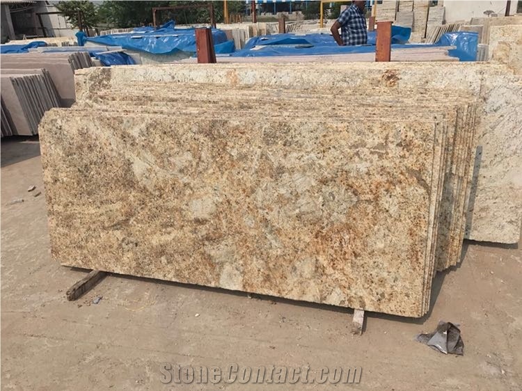 Gold Fantasy Granite Slabs