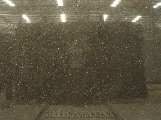 Black Granite Black Galaxy Granite Tiles&Slabs Flooring&Walling
