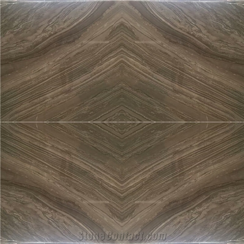Brown Marble Kylin Wooden Marble Tiles&Slabs Flooring&Walling