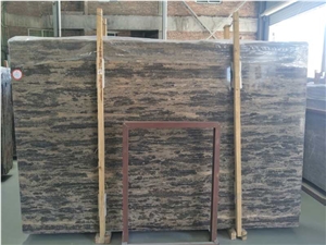 China Brown Marble Golden Brown Coast Marble Tiles&Slabs Flooring
