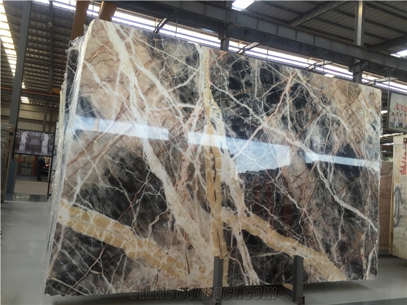 Chinese Marble Black Jungle Marble Tiles&Slabs Flooring&Walling