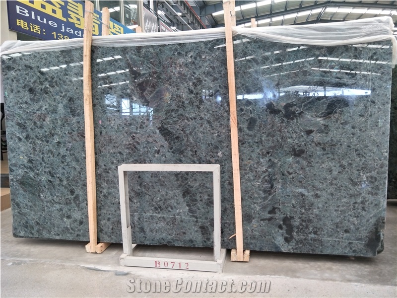 Beautiful Blue Jade Polished Marble Slabs/Hotel Wall Cover Tiles