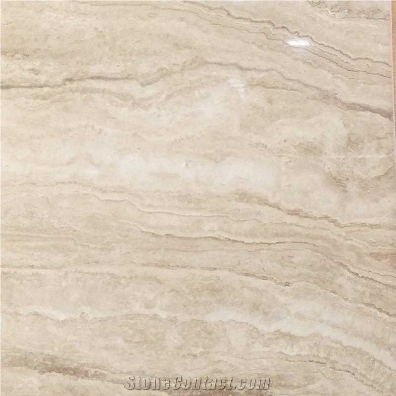 Beige Wood Vein Cut Travertine for Wall and Floor Tile