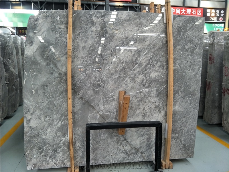 Big Slab High Quality Grey Marble Slab for Floor Covering