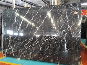 Black Marquina Marble Polished Tiles&Slabs/Hotel Wall Covering