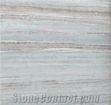 Blue Ocean Wooden Marble Slab for Store Floor and Wall Covering