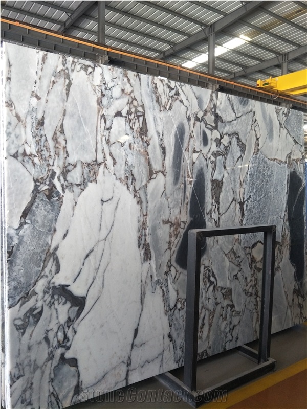 Building Wall and Floor Tile Titanic Storm Marble Slab High Polished