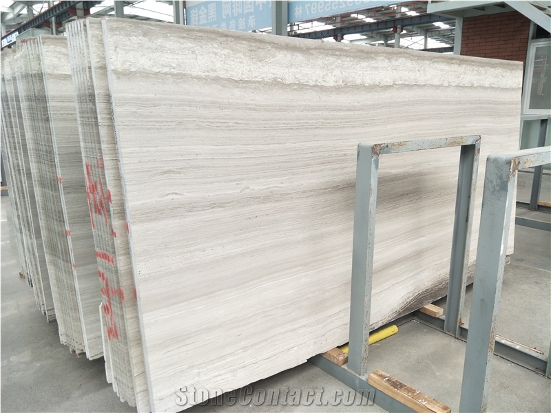 Cheap Price Grey Wood Grain Marble for Interior Wall/Floor Covering