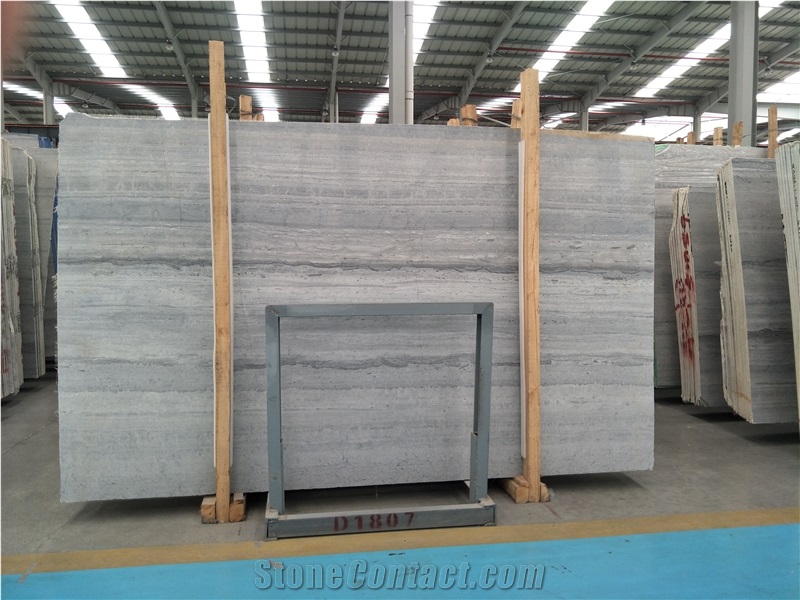 China Athens Wood Grain Marble Slabs for Wall and Floor Covering