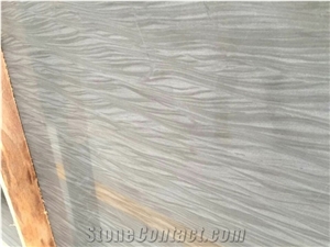 China Blue Wood Vein Polished Walling Tiles/ Bathroom Floor Cover