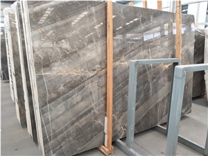 China Factory Italy Carrara Grey Marble Slabs/Tiles for Wall Covering