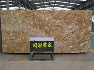 China Factory Multicolor Gold Granite for Home Wall/Floor Decoration