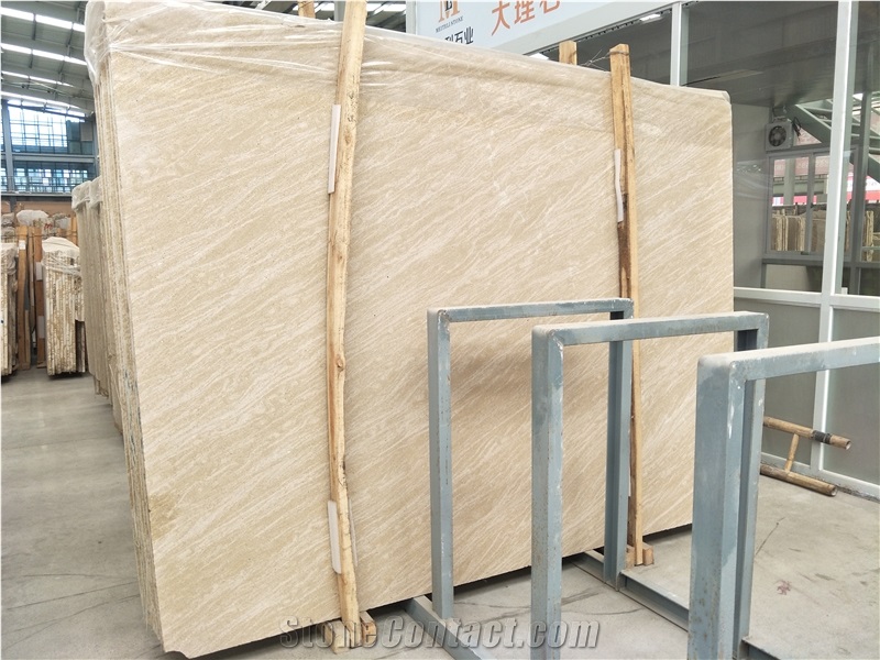 China Gold Mocca Marble Floor & Wall Tiles, Turkey Beige Marble