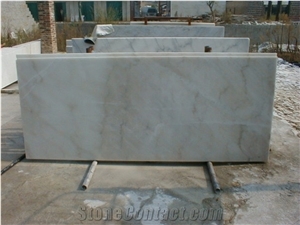 China Guangxi White Marble Polishing Slabs/Wall & Floor Tiles