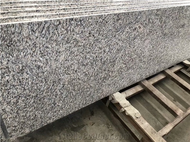 China Light Grey Granite Kitchen Worktop Countertops