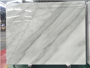 China White Marble with Grey Line for Interior Wall and Floor Covering