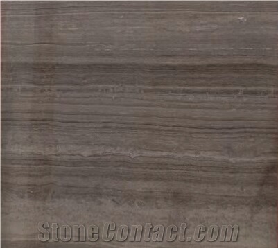 Coffee Wooden Vein Marble Slab for Interior Wall and Floor Covering