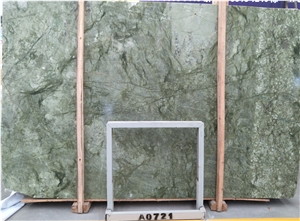 Dandong Green Marble Polished Slabs & Tiles for Hotel Wall Decoration