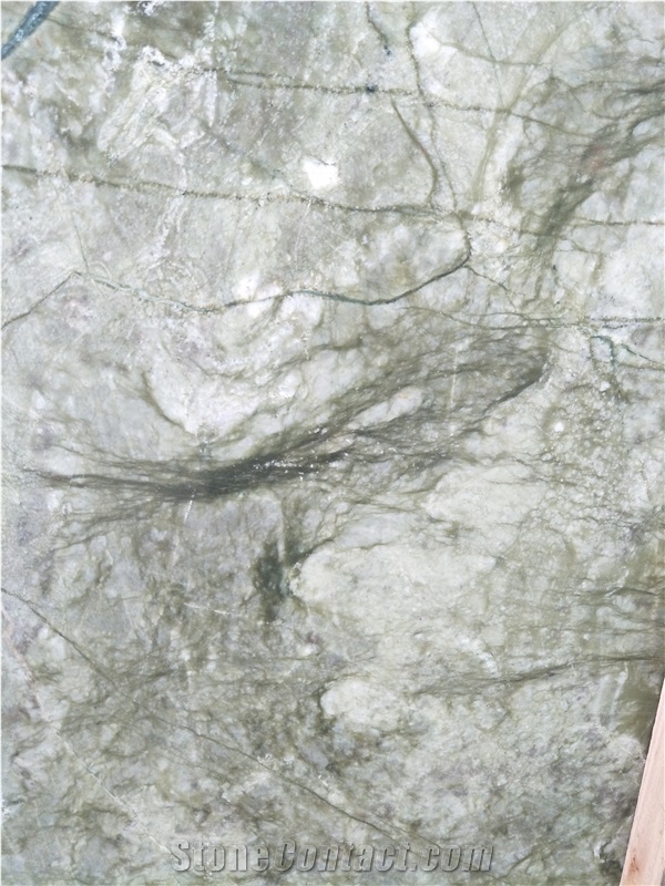 Dandong Green Marble Polished Slabs & Tiles for Hotel Wall Decoration