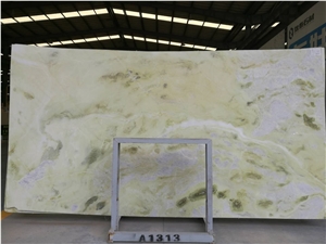 Dandong Green Marble Tiles Wall Cladding Panel Covering