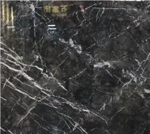 Dark Grey Marble Tile Floor and Wall Covering High Quality