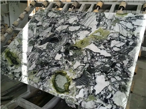 Exclusive Ice Green Marble Backlight for Door Slabs & Tiles, Cold Jade Green Marble Slabs & Tiles