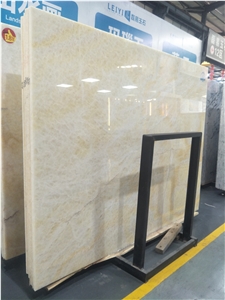 Golden Yellow Onyx for Wall and Floor Covering