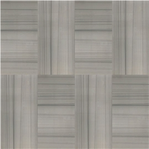 Grey Wood Grain Marble for Wall and Floor Covering