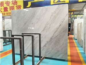 High Quality Guangxi White Marble Polished Bianco Carrara Slab & Tiles