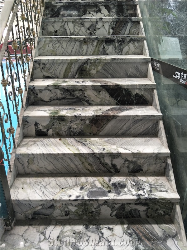 Ice Connect Marble Cold Jade Pattern Wall/Floor Covering Slabs & Tiles
