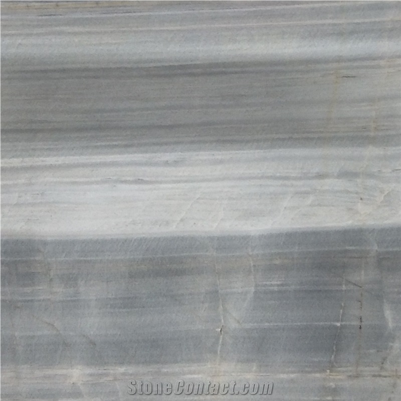 Iceland Grey Wooden Vein Marble Slab for Walling Tiles
