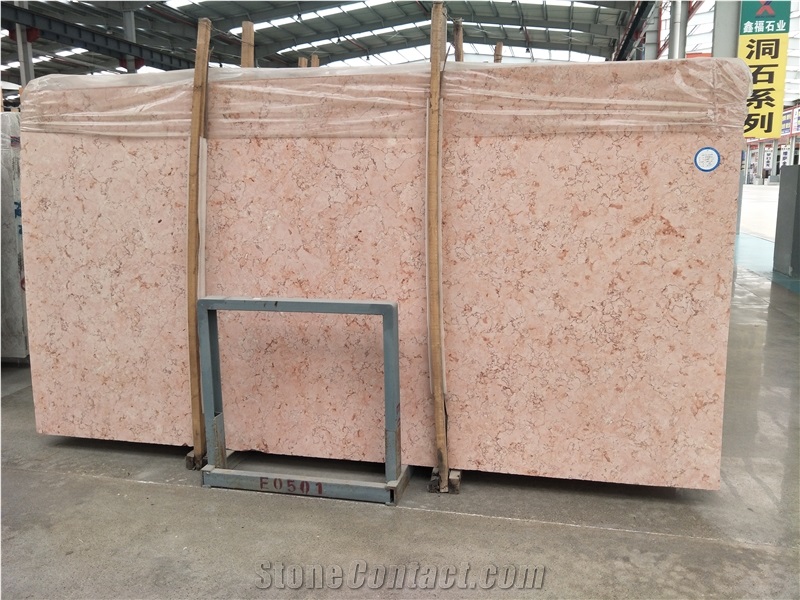Iran Pink Spider Marble Slabs & Tiles Hotel Wall/Floor Covering Tiles