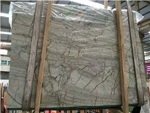 Kate Grey Marble Slab for Wall and Floor Covering