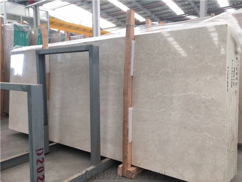 Lower Price Italian Beige Marble Slab & Tile for Wall/Floor Decoration