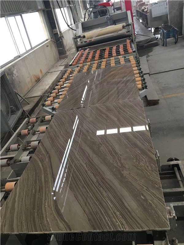 Luxury Hotel Kylin Wooden Vein Marble for Wall and Floor Tiles