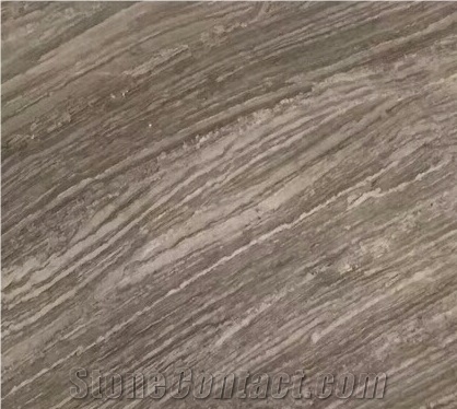New Brown Pattern Wooden Vein Marble Slabs for Decoration
