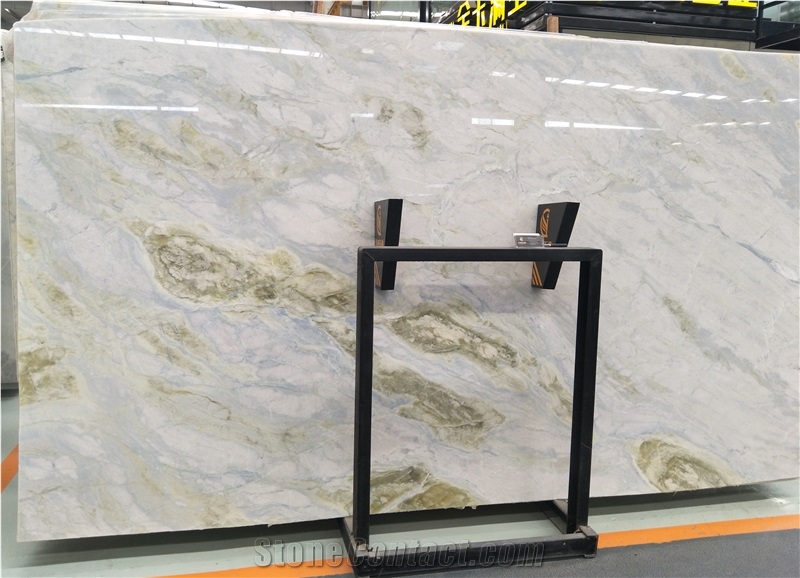 New Light Green Marble Backlighting Polished
