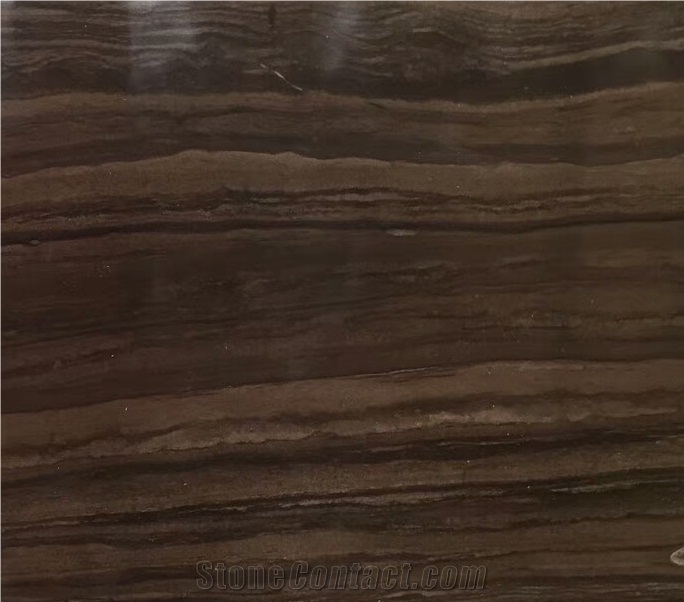 New York Brown Wooden Marble for Interior Wall and Floor Covering