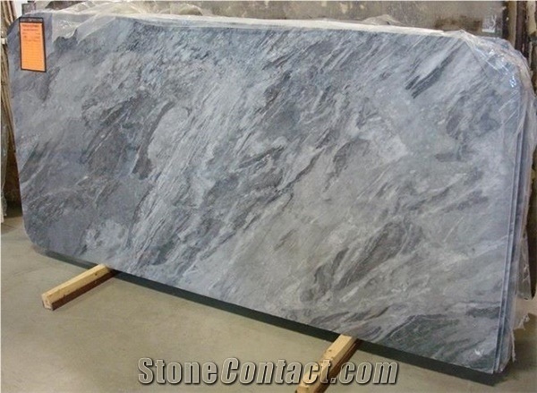 Polished Bardiglio Vagli Marble Tiles Italy Grey Slabs for Wall Cover