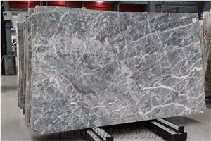 Polished Grey Marble Slabs / Exterior & Interior Wall and Floor Tiles