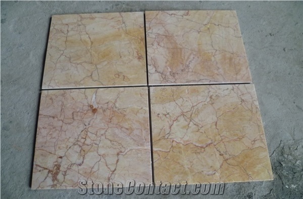 Popular Red Cream Rose Beige Polished Marble Floor Wall Tiles/Slabs