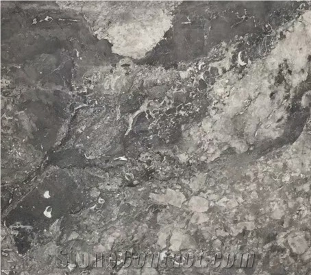 Romantic Grey Marble Slab for Interiol Wall and Floor Covering