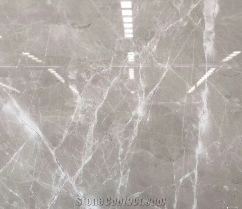 Silver Grey Shadow Marble for Wall and Floor Tile/Countertop