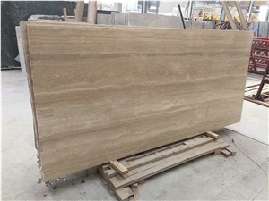 Silver Travertine Slab for Interiol Wall and Floor Covering
