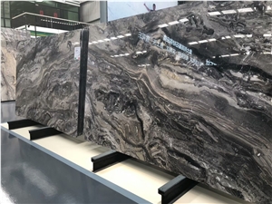 Venes Dark Grey Marble for Interior Wall and Floor Covering/Polished