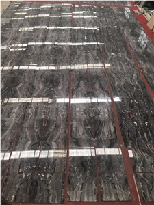 Venes Dark Grey Marble for Interior Wall and Floor Covering/Polished