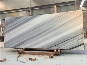 Wagamama Marble Straight Line Grey Marble for Flooring Tile
